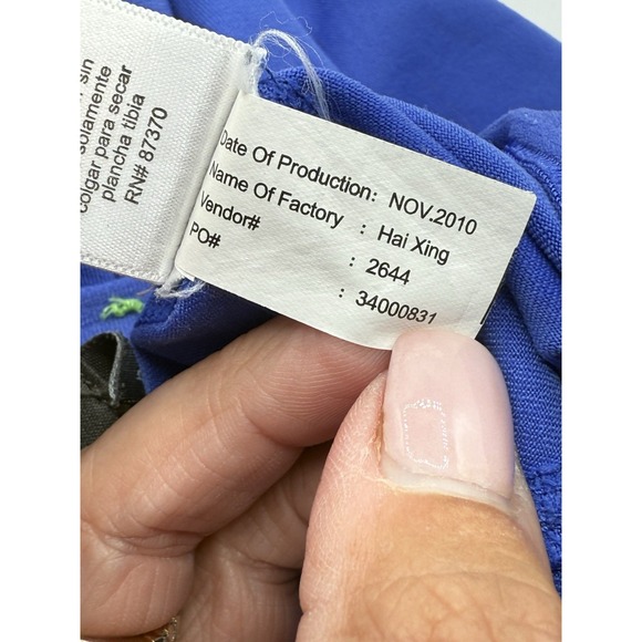 ALO COOLFIT Yoga Electric Blue Capri Leggings Medium Small‎ - Picture 11 of 11